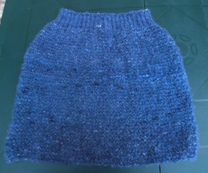 modèle gratuit tricot jupe